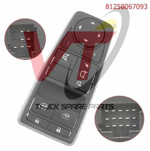 CAM DÜĞMESİ MAN TGS/TGX SOL  - VT-520079